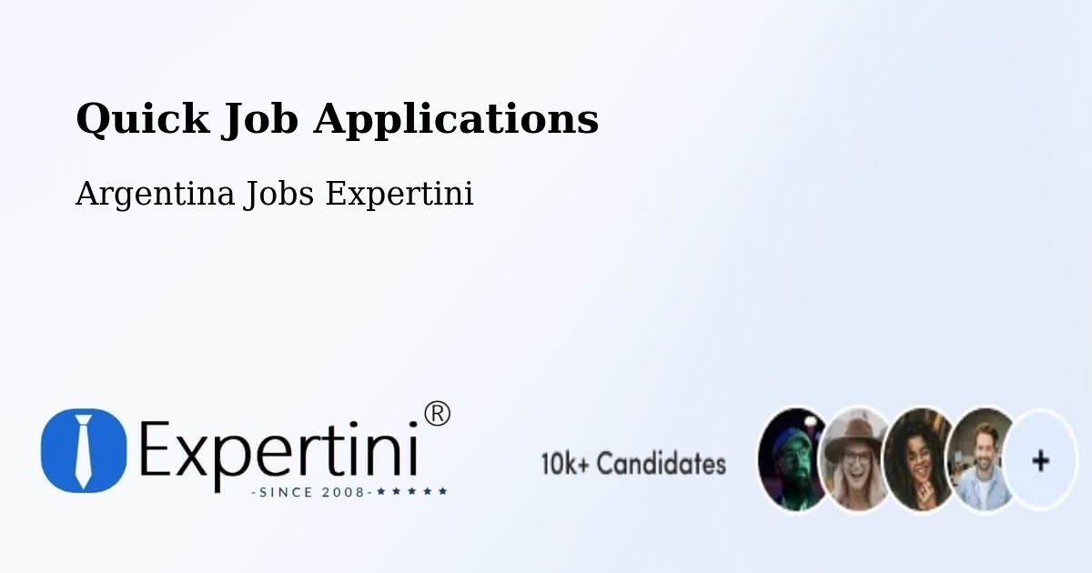 Quick Apply Feature – Capioví - Argentina Jobs Expertini